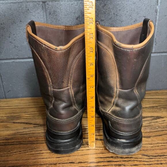 Survivor Work Boots Brown Leather Pull On Wellington ASTM F2413-18 Men’s 13 main image 5